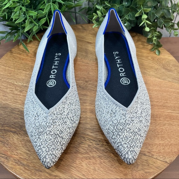 🦄Rothy’s Retired Pearl Metallic Points🦄 - Picture 4 of 11